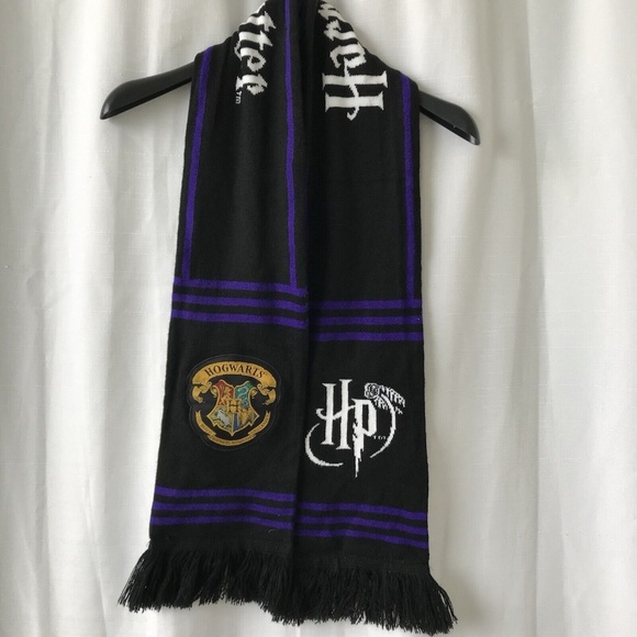 Colorado Rockies Harry Potter Scarf Logo Purple Black Hogwarts - Picture 3 of 7